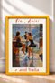 Vino Amici and Trallalla – Framed Painting with Text, Italy Poster, Wall Decor, Itp130. - 3