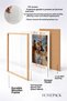 Vino Amici and Trallalla – Framed Painting with Text, Italy Poster, Wall Decor, Itp130. - 4