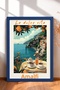 La Dolce Vita Amalfi, Balcony with a View, Framed Painting, Italy Poster, Wall Decor, Itp115.
