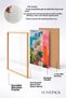 Amalfi Pink Belt and Potted Plant on a Terraced Frame – Italy Poster – Living Room, Kitchen, Wall Decor – Itp162 - 4
