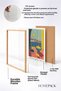 Buongiorno, Framed Tabletop Painting with a Port View, Italy Poster, Wall Decor, Itn008. - 4