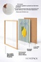 La Dolce Vita, Lemon-Patterned Frame with Leaf Design, Italy Poster, Living Room and Kitchen Wall Decor, Itn007. - 4