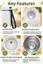 Strong Thermos Flask 600 ml Stainless Steel Water Bottle (8 Hours of Insulation) - 2