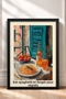 Eat Spaghetti – Spaghetti-Themed Table Setting – Framed Poster – Italy Poster – Wall Decor – Itp171 - 3