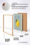 La Dolce Vita, Lemon-Patterned Frame with Leaf Design, Italy Poster, Living Room and Kitchen Wall Decor, Itn007. - 4