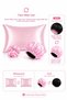Satin Pillowcase + Gift Set for Curly and Straight Hair: Includes a Headband and Hair Clip. - 2