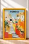 Pompei Sunny Stairway Street Framed Painting Italy Poster Living Room Kitchen Wall Decor Itp188 - 3