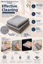3-Piece Cleaning Set - 40X40 Checkered Cleaning Cloth, Bathroom Grout Cleaner, Magic Liquid, Gift. - 5
