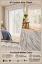 Ip Curtain Special Series, Thin Chain, Off-White Color (100 * 300), Can Be Used with a Mounting Frame and in a Rustic Style. - 3