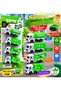 12-Piece Mini Truck, Fire Truck, and Cleaning Vehicle Set – 9 cm Pull-Back Toy Construction Vehicles. - 5