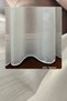 Blue |   Ecru Thick Linen Tulle Curtain |   1X3 Tight Pleats |   Heavy Weight |   Flowing. |   Special Series - 5