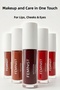2-Piece Lip & Cheek Tint Set – Peach – 3-in-1 Shimmering, Moisturizing Set for Lips, Cheeks, and Eyes. - 8