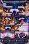 Halloween Light-Up White Angel Winged Feathered Hair Crown—Halloween Party and Costume Accessory - 5