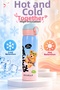 Cute Teddy Bear Print Kids' Thermos, 500 mL / 304 Stainless Steel, Leak-Proof, Heat-Retaining, Keeps Drinks Hot or Cold, One-Touch Open School and Water Bottle Thermos - 4