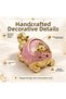 Luxury Alloy Metal Figurine Decorative Ashtray with Lid, 15 cm Metal Figurine, Incense Holder, Jewelry & Coin Box - 8