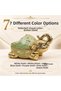 Luxury Alloy Metal Figurine Decorative Ashtray with Lid, 15 cm Metal Figurine, Incense Holder, Jewelry & Coin Box - 7