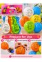 Capybara-Printed Balloon 6-Pack – Assorted-Color Birthday and Party Decorative Balloons - 6