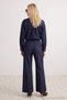 Navy Blue Culotte Pants Twoaw27Pl00036 - 2