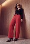 More Sustainable Fuchsia Wide Leg Woven Trousers Twoaw27Pl00140 - 3