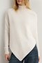 Beige Turtleneck Oversize Cape Knitwear Sweater Twoaw27Kz00326 - 4