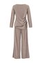 Brown Cotton Plain 30/1 Combed Single Jersey Knitted Pajama Set Thmaw26Pt00082 - 4