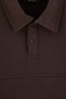 Brown Oversize Wide Cut Stitched Detail Polo Collar Sweatshirt Tmnaw27Sw00046 - 2