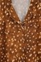 Brown 100% Cotton Bambi Patterned Shirt Knitted Pajamas Set Thmaw27Pt00270 - 2