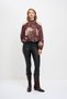 Flowy Modern Stylish Casual Dark Tone Blouse - 6