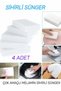 4 Pieces of Melamine Sponge, Scratch Removal Sponge, Wall Cleaning Sponge, Eraser Sponge, Magic Sponge