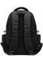 Unisex Black Large Size Backpack – Waterproof Fabric, Multi-Compartment, Large Volume, School, University, Work, and Travel Bag - 4