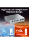 UK Adapter HORACO 2.5Gb Switch 2.5GBASE-T 4 Port 2.5G RJ45 with 2 Port 10G SFP+ Fanless Unmanaged Pl - 6
