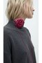 Lace-Up Fabric Flower Choker Necklace Rose Necklace