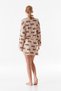 Tiger Patterned 2-Piece Nightgown Set with Straps - 6
