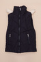 Zippered Stand Collar Girl's Puffer Vest - 3