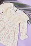 100% Cotton Floral Lace Girls' Dress - 3