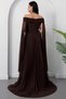 Strapless Neckline Pleated Tulle Dress Dmn0354 - 8