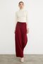 Palazzo Knitwear Trousers with Elastic Waist - 3