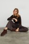 Modal Sweatpants with Tie-Waist and Pockets - 6