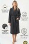 100% Cotton Waffle Pike Bathrobe Unisex Summer Thin Bathrobe Quick Drying Hammam Sauna Bathrobe