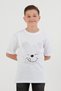 Teddy Bear Printed Crew Neck Boys T-Shirt - 3