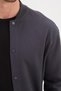 Snap Fastener Pique Fabric Regular Fit Jacket - 5
