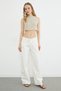 Pocket Embroidered Belt Detailed Jean - 2