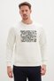 3 Thread Floral Maze Printed Crew Neck Sweatshirt - 3