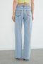 High Waist Jeans with Stones - 8