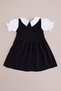 Stoned Baby Collar Bowknot Girl's Dress - 6