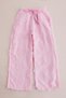 Girls' Palazzo Trousers with Tassels and Elastic Waist - 3
