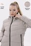 Women's Stone Fleece-Lined Fur-Trimmed Hooded Waterproof Wind-Resistant Puffer Winter Coat Jacket Parka