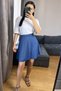 Ribbed Mini Skirt with Elastic Waist