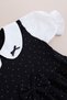 Stoned Baby Collar Bowknot Girl's Dress - 4