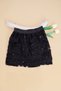 Floral Elastic Waist Glittery Girls' Skirt - 4